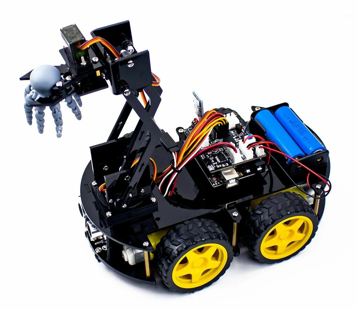 Arduino Набор для сборки 4WD робот-манипулятор с контроллером Arduino ...