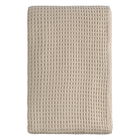 Плед шерстяной 130х180см Tkano Essential бежево-серый