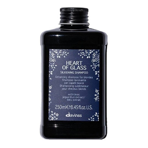 Davines HEART OF GLASS: Шампунь для сияния блонд (Silkening Shampoo)