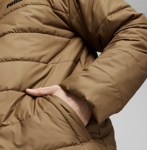 Куртка Puma ESS+ Hooded Padded Coat Chocolate Chip