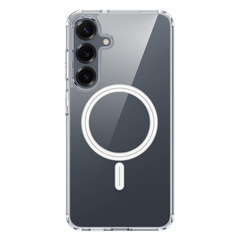 Усиленный прозрачный чехол с поддержкой MagSafe от Dux Ducis для Samsung Galaxy S25, серия Clin Mag Series Case
