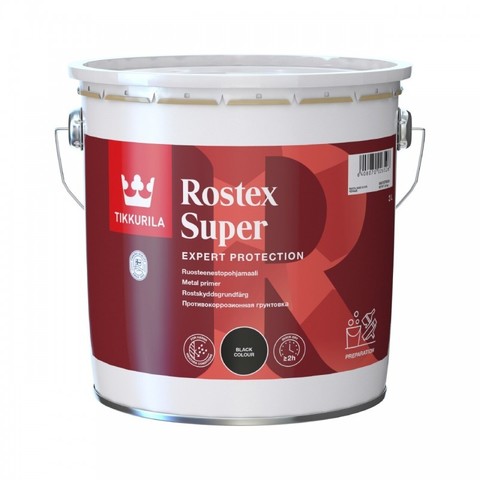 Tikkurila Rostex Super / Тиккурила Ростекс Супер грунт антикоррозийный