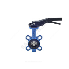 Затвор дисковый поворотный чугун VPI4449-02EP Ду 80 Ру16 межфл с рукояткой диск нерж манжета EPDM Tecofi VPI4449-02EP0080