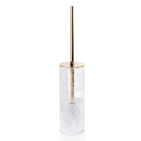 Decor Walther 0933020 Decor Walther Crack SBG Туалетный ершик, напольный, французское стекло Craquele, цвет: золото