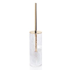 Decor Walther 0933020 Decor Walther Crack SBG Туалетный ершик, напольный, французское стекло Craquele, цвет: золото фото
