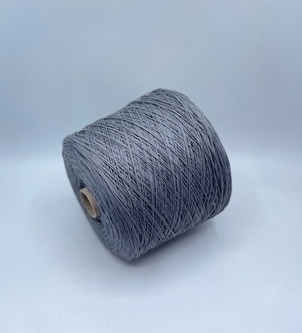 Бобинная пряжа (пр.Италия), art.Cotone, 350м/100 гр. 100%Хлопок, цвет-Мышино-серый , арт.34800