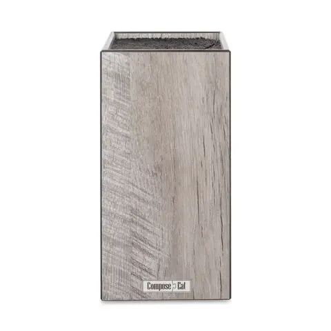 Подставка для кухонных ножей универсальная 11x11x24см ComposeEat дуб светлый