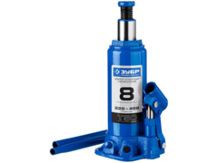 ЗУБР 8 т, 228 - 459 мм, бутылочный гидравлический домкрат, Профессионал (43060-8)