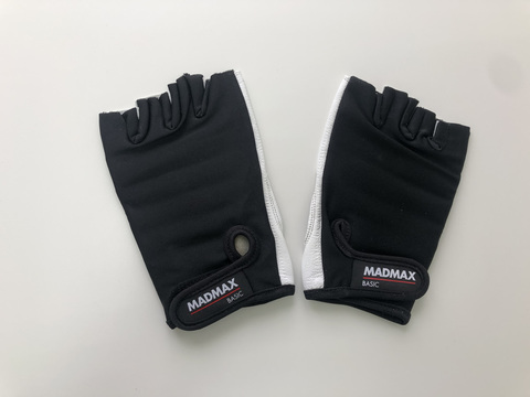 Перчатки MadMax Basic MFG250 WH-BK