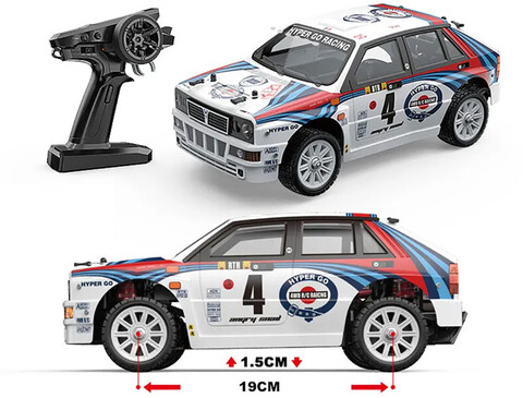 Радиоуправляемая машина для дрифта MJX Hyper Go 4WD Brushless 1:14 - MJX-14302 Полноприводная гоночная машина 4WD