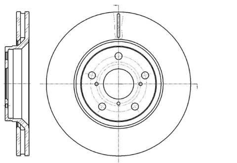 Диск тормозной вентилируемый G-brake  GR-20658