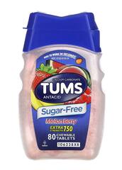 Tums Антацид повышенной силы, дыня и ягоды, 750 мг, 80 жевательных таблеток