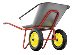 66-9-200 Тачка строительная двухколесная, грузоподъемность240кг, объем110л (Yard)