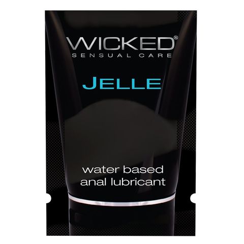 Анальный лубрикант Wicked Jelle на водной основе - 3 мл. - Wicked 90101