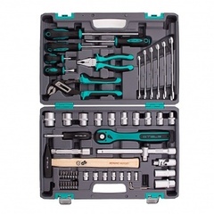 Набор инструментов 1/2 Cr-V S2 усиленный кейс 58 предметов Stels