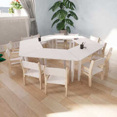 Стол трапеция «Город детства» (ЛДСП, металл)