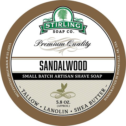 Мыло для бритья Stirling Sandalwood 170 мл