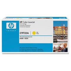Картридж HP C9732A yellow - желтый тонер-картридж для принтеров HP Color LaserJet 5500/5500N/5500DN/5550/5550N/5550DN