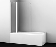 WasserKRAFT Leine 35P02-110WHITE Fixed Стеклянная шторка на ванну фото