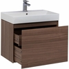 Aquanet 213935 Тумба с раковиной Aquanet Нью-Йорк 70 орех (213935)