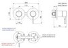 Remer Metrica MC93ZPBO Смеситель для душа, белый матовый