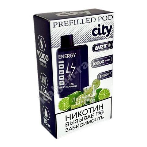 Картридж City Energy - Лаймовый Лимонад 10000 затяжек