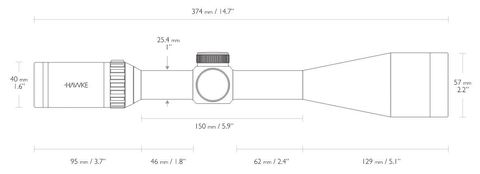 ОПТИЧЕСКИЙ ПРИЦЕЛ HAWKE VANTAGE SF 6-24×50 IR (1/2 MIL DOT)