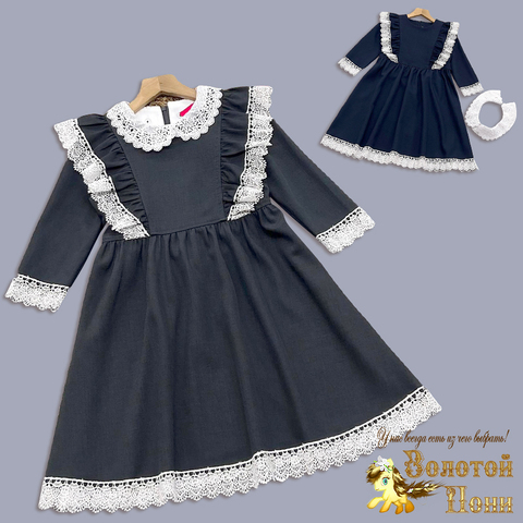 Платье школьное (8-12) 250613-JL474
