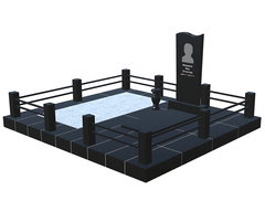 Готовое ритуальное сооружение 2,7м*2,4м (под ключ)