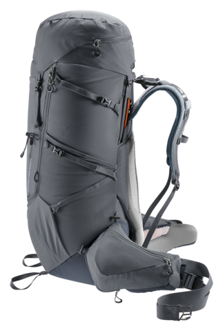 Картинка рюкзак туристический Deuter Aircontact Core 65+10 SL Graphite/Black - 9