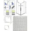 Radaway 10105110-01-01R Душевая кабина Furo KDD 110*200 прозрачное 8 мм правая часть 2/2 хром