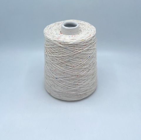 Luxury Selection by Ri.Go (пр.Италия), art-Madras tweed, 300м/100гр. 98%Хлопок, 2%Вискоза , цвет-Молочный,твидовый(6981), арт-34991