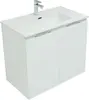 Aquanet 274112 Тумба с раковиной Алвита new 80 подвесная 2 дв.цв.белый матовый (274112)
