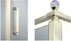 Aquanet 184916 Компл.2 - NBB1221-1 R Душевая шторка BETA CUBE CLASSIK(900 х 900 х2000) золото,стекло прозрачное 8 мм (184916)