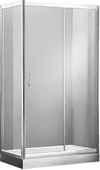 Aquanet NAA1131 NAA1131 Душевая шторка Alfa 800х1000х2000 стекло прозрачное,профиль хром. (199230) фото