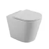 BelBagno BB1003CBR/SC FLAY-R Унитаз приставной безободковый с сиденьем дюропласт soft close, BB1003CBR/SC