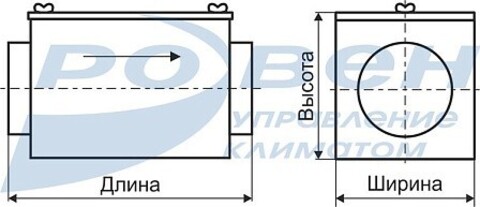 Воздушный фильтр-бокс (корпус) Ровен ФВК-450