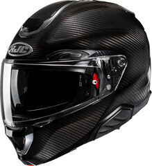 Мотошлем-модуляр HJC RPHA 91 Carbon Solid, чёрный