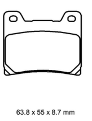 Колодки  G-brake   GM-02013S