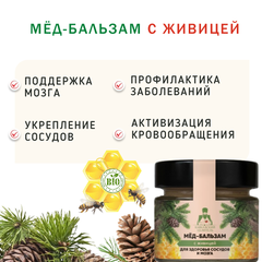 Мёд-бальзам с живицей /110 гр
