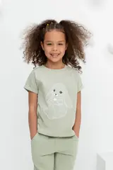 фуфайка  для девочки  КР 302268/шалфей к439