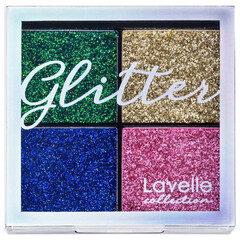 LavelleCollection Тени 4-цветные для век Glitter тон 03 Карнавал