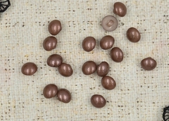 Пуговицы на ножке, d 11 мм, темная чайная роза