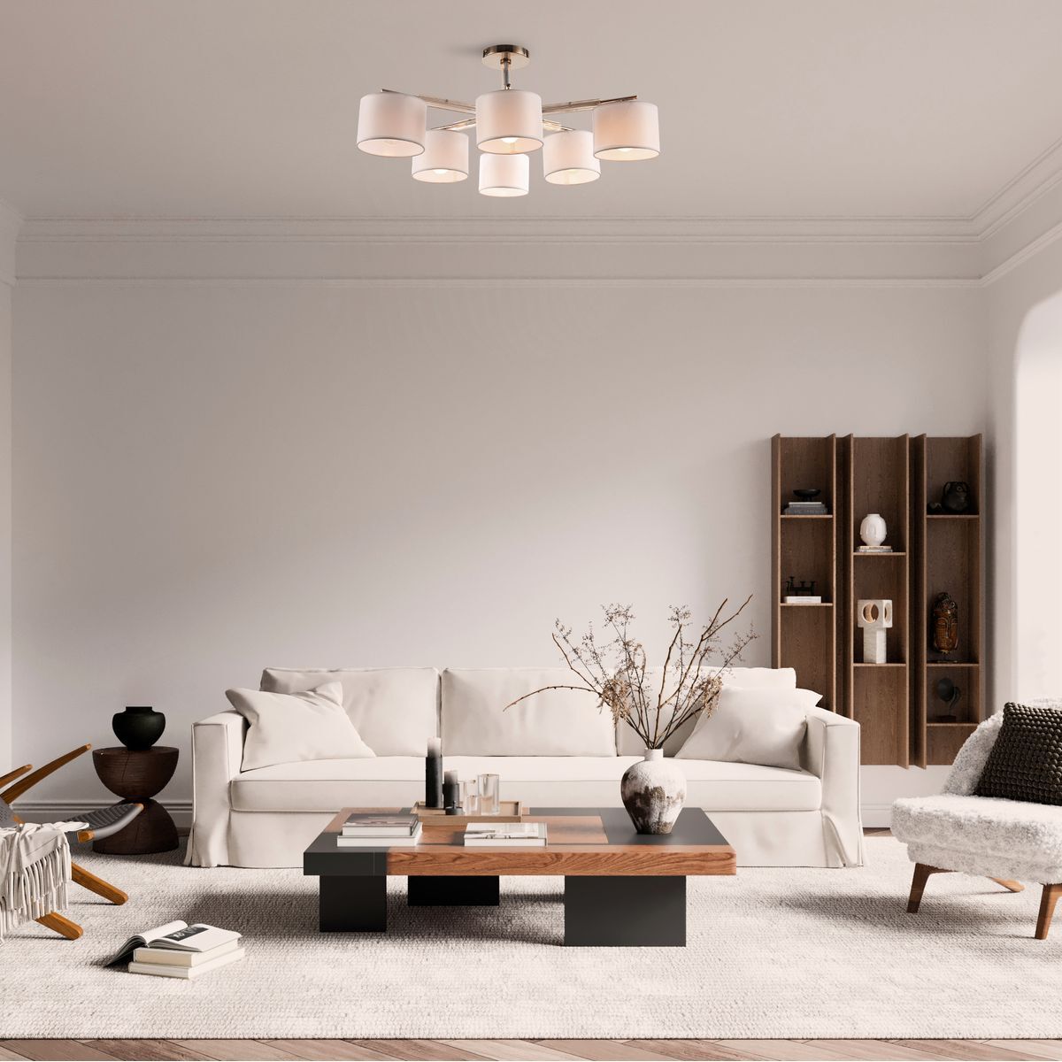 Потолочная люстра Freya Pipe FR5386CL-06G