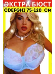 Франзуская модель бюстгальтера большие размеры FGi ажурный