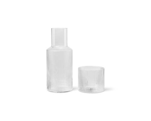 Графин Ferm Living Ripple Carafe Set, Small, Clear