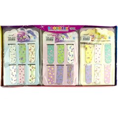 
          Набор магнитных закладок, Alingar, 120х20 мм, "Цветочки", 6 шт., европодвес