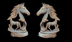 Силиконовые молды Конь левый и правый большой набор 2 шт.