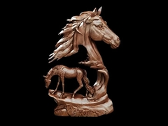 Силиконовый молд № 344 Конь левый большой