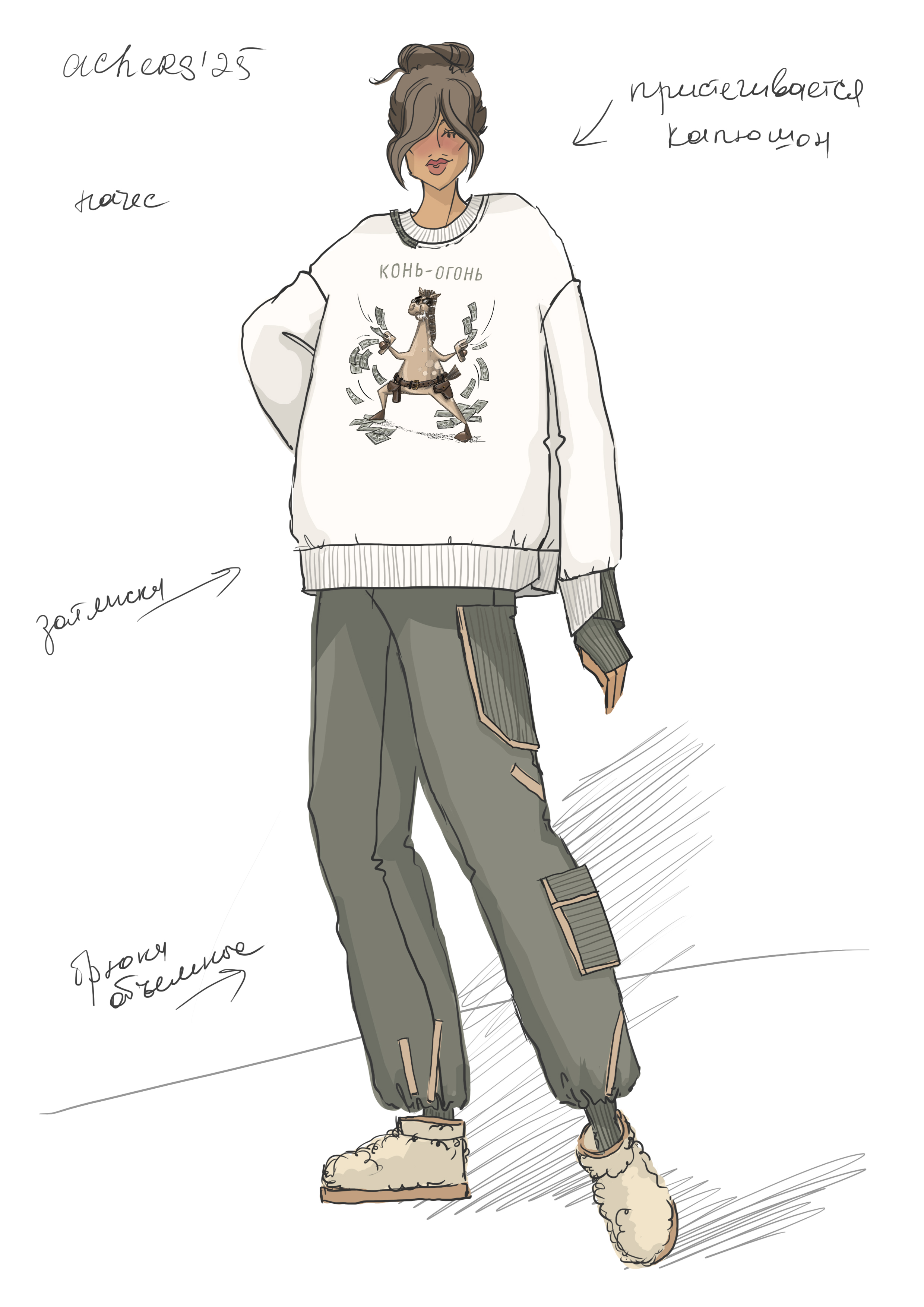 СВИТШОТ ЖЕНСКИЙ 